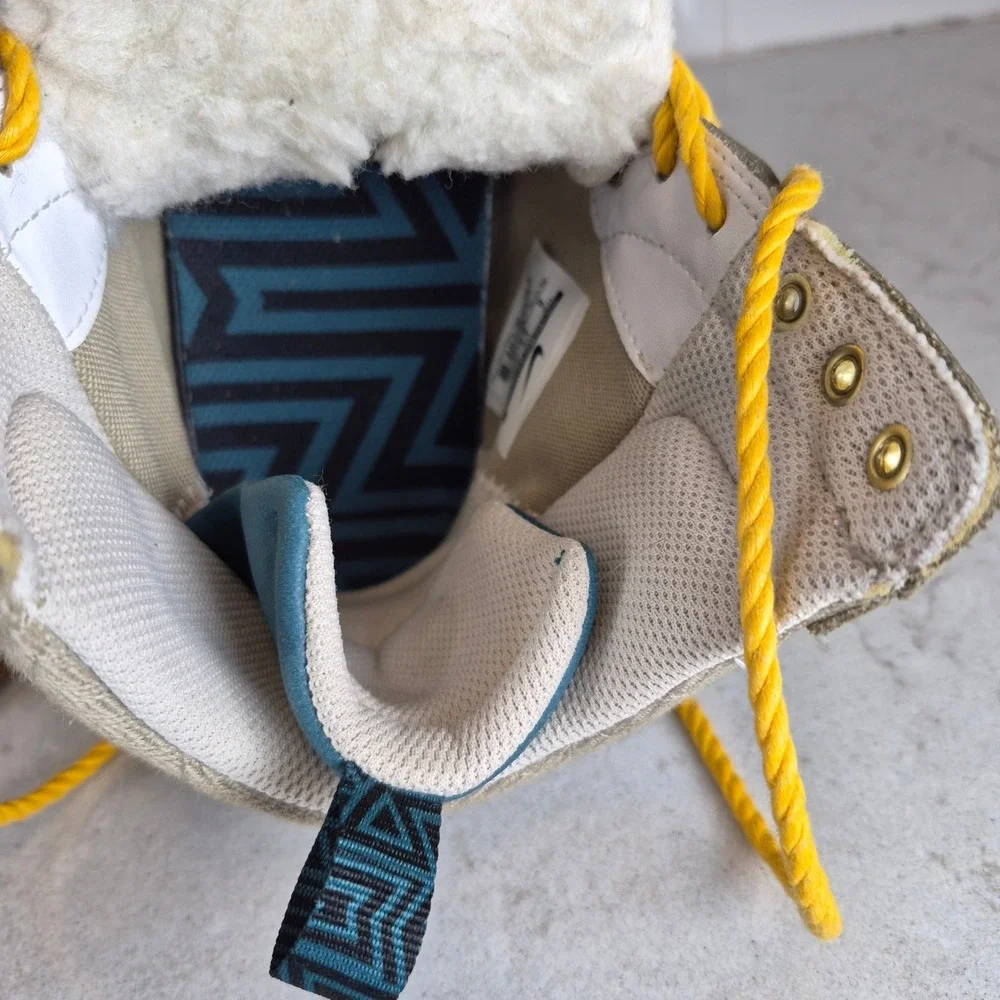 Nike Dunk Sky Hi Sneakerboot 2.0 Hidden Wedge Tan Gum Women's 8 616715-200